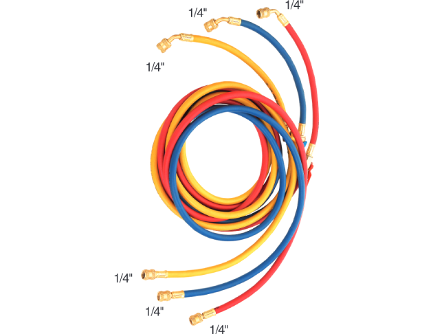 Charging Hoses with Ball Valve